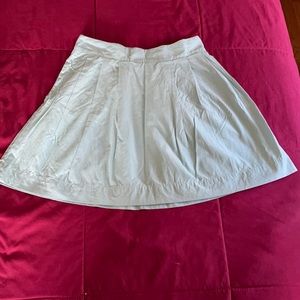 Light blue pocketed skirt